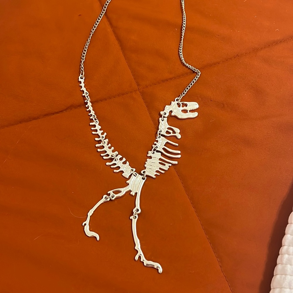 Dinosaur Skeleton necklace